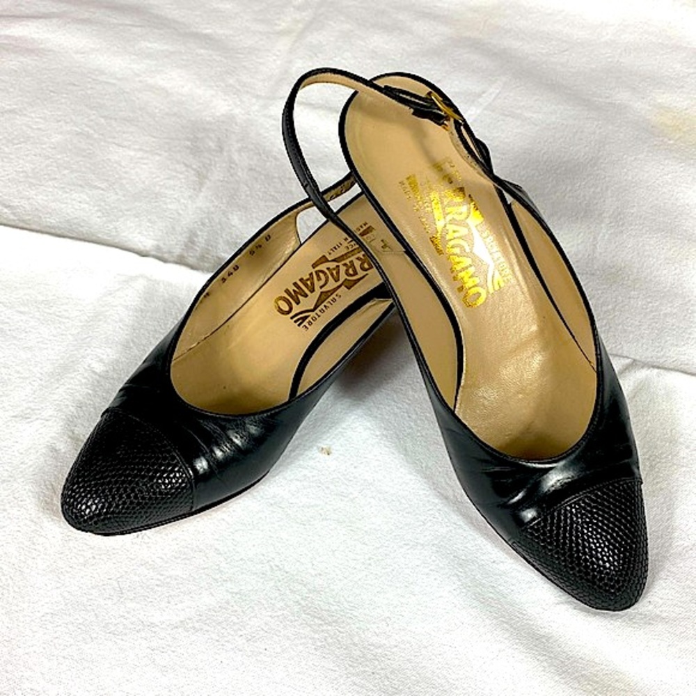 Ferragamo Slingback Pumps